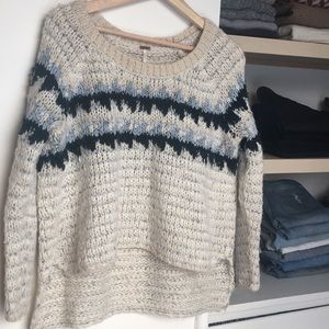 Free people knit sweater